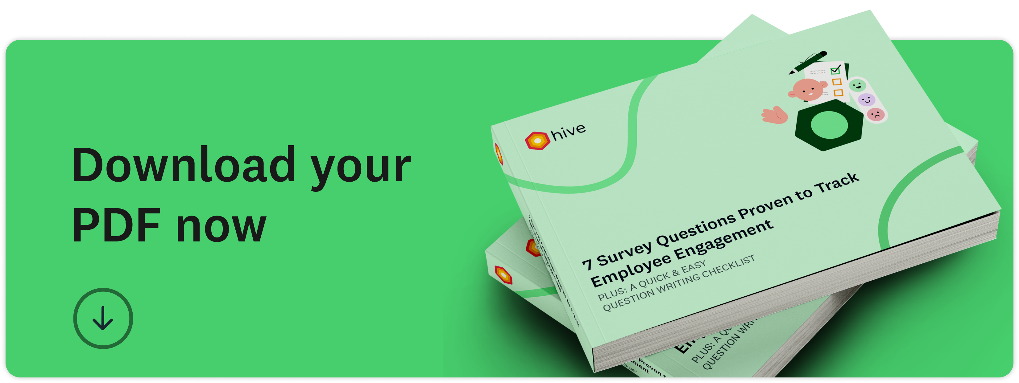 track employee engagement question bank download banner