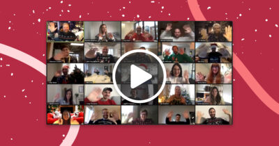 Holiday Message From Hive Play Feature