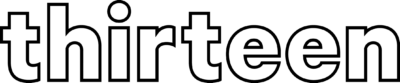 Thirteen Logo Black