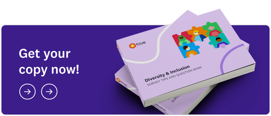 Diversity and inclusion question bank header image get your copy now banner