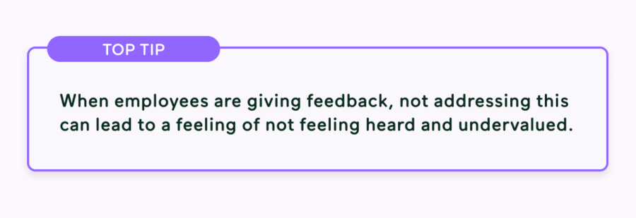 tip - address employee feedback