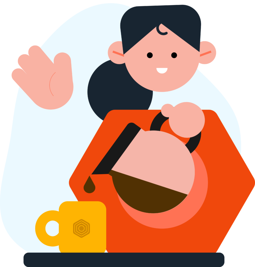 Hive illustration pricing page