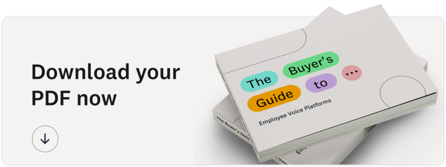 guide to choosing the right employee voice platform