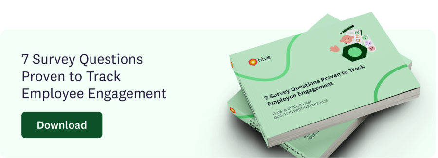 Employee Engagement tracking questions