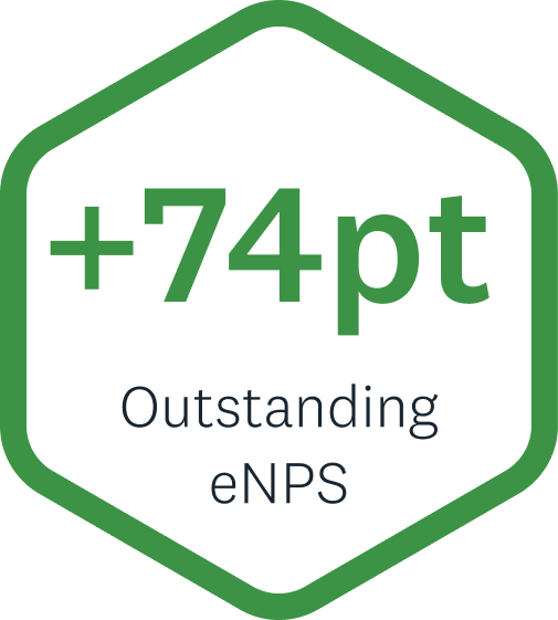 Afiniti +74pt outstanding enps stat