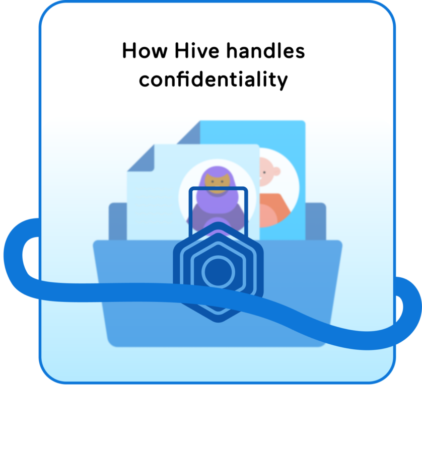 Homepage confidentiality panel