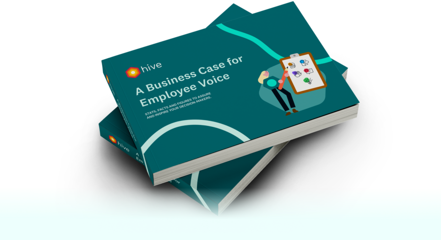 a business case for employee voice ebook mockup