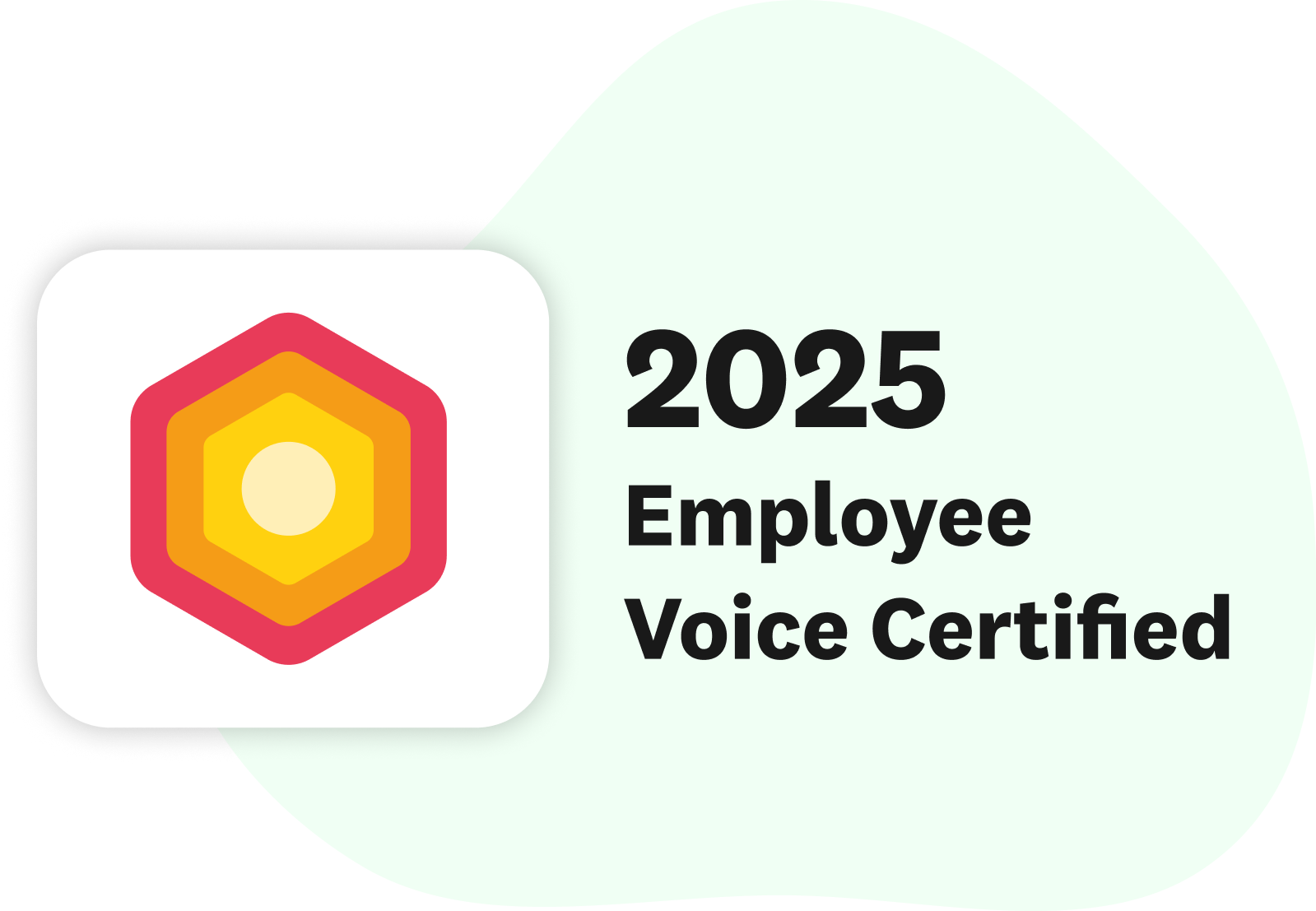 Hive employee voice certified 2025 supporting graphic