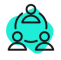 collaboration and teamwork icon collaboration and teamwork icon