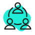 collaboration and teamwork icon collaboration and teamwork icon