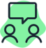 communication and transparency icon communication and transparency icon