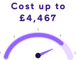 cost up to 4 467 pounds