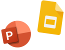 google slides and powerpoint icons