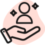 hands on support icon hands on support icon