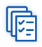 overview icon blue overview icon blue