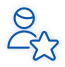 transparency and trust icon blue transparency and trust icon blue